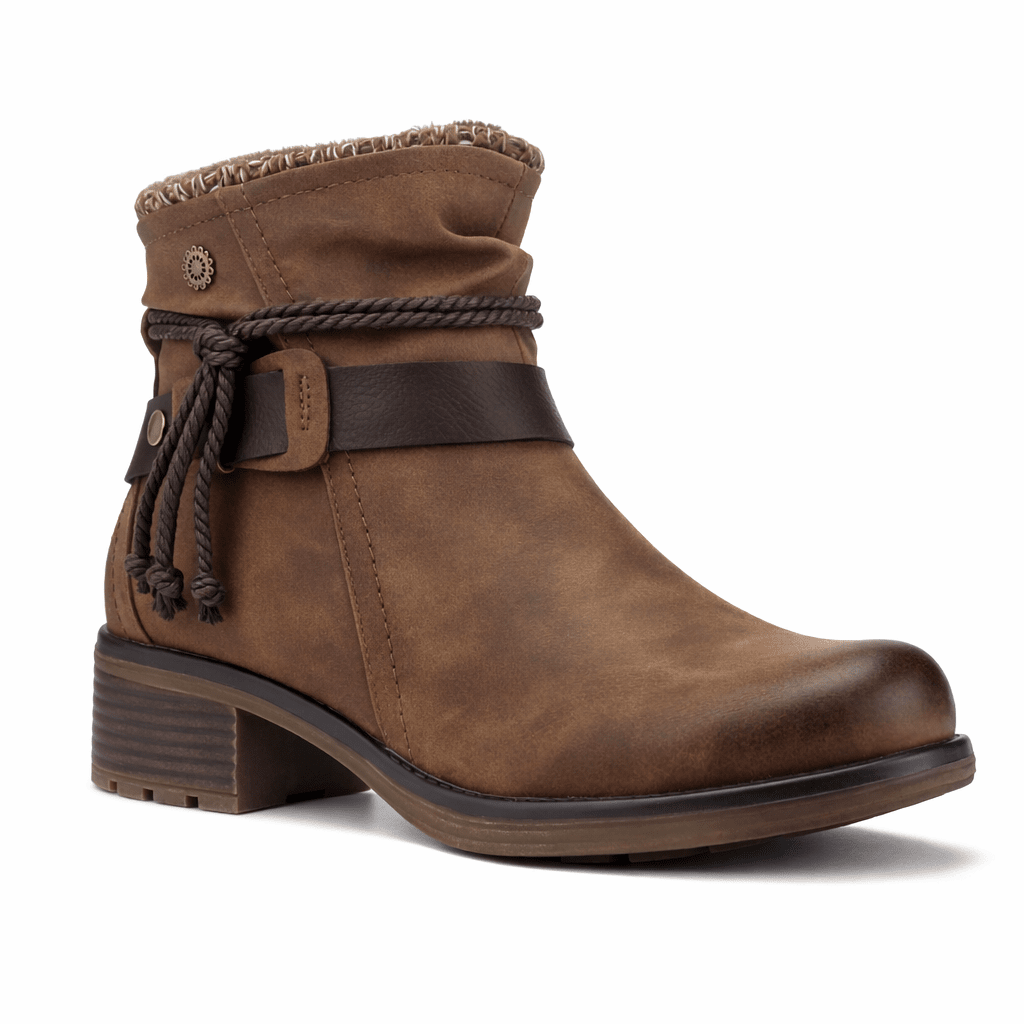 Botin Café Mujer Casual Chalada Torke Botines Taco Chalada 