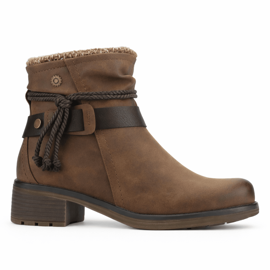 Botin Café Mujer Casual Chalada Torke Botines Taco Chalada 