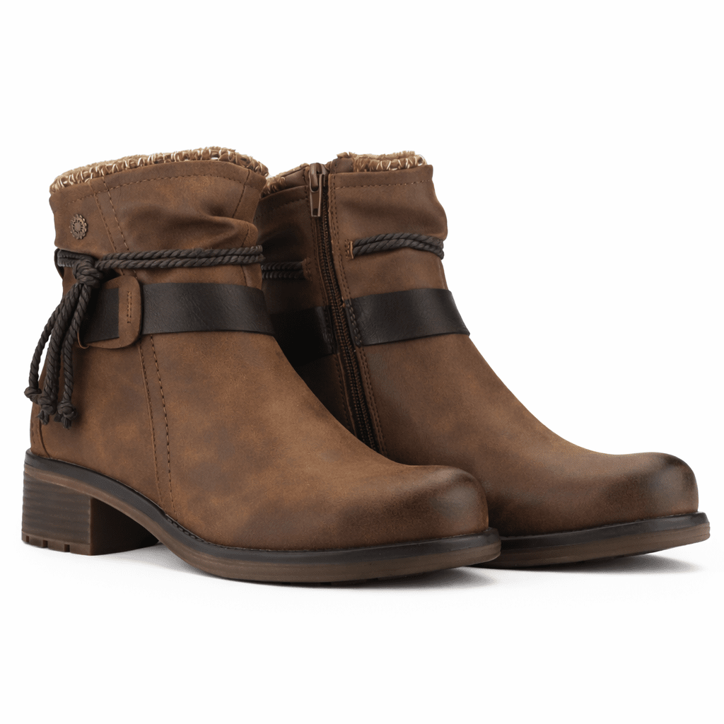 Botin Café Mujer Casual Chalada Torke Botines Taco Chalada 