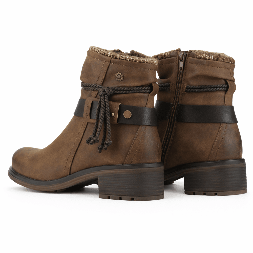 Botin Café Mujer Casual Chalada Torke Botines Taco Chalada 