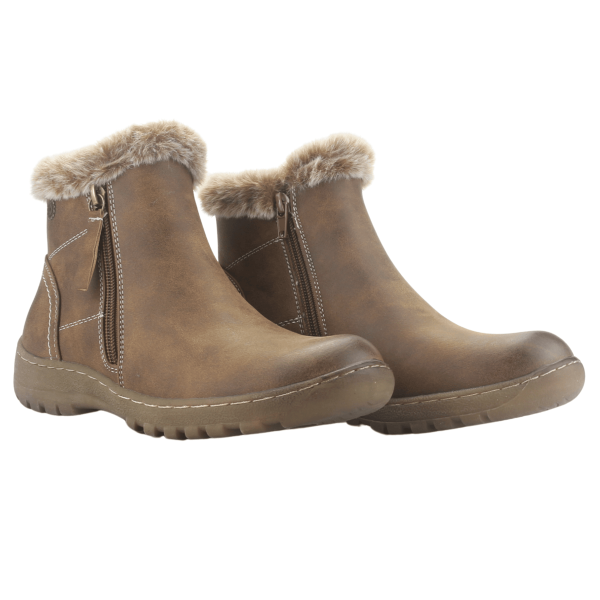 Botin Camel Mujer Casual Chalada Qual Botines Taco Chalada 