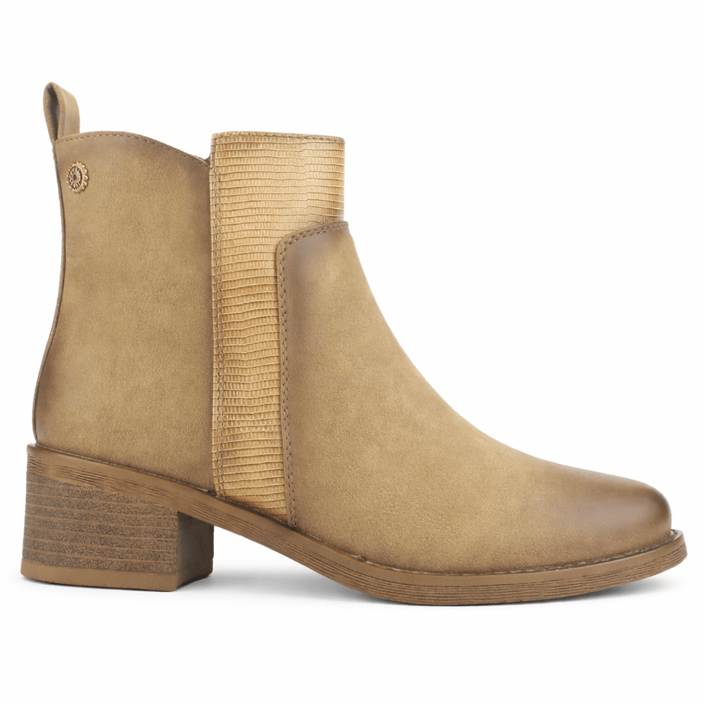 Botin Camel Mujer Casual Chalada Trafa