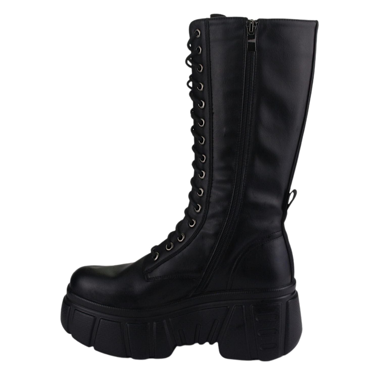 Botin Chalada Mujer 38-Nrock-8 Negro Plataforma Botines Chalada 