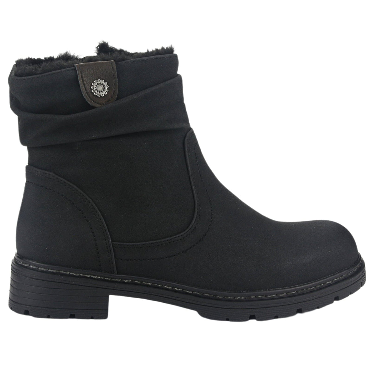 Botin Chalada Mujer Andy-2 Negro Casual Botines Planos Chalada 
