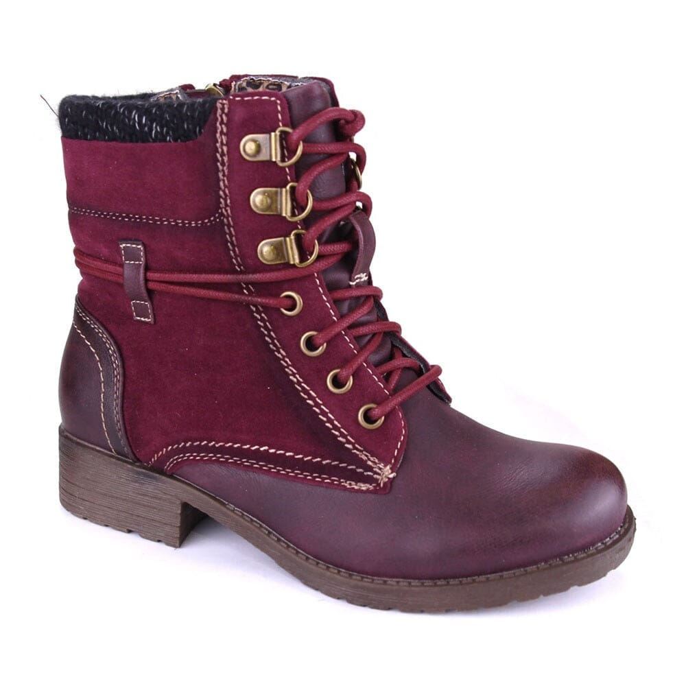 Botin Chalada Mujer Army-30 Rojo Casual Botines Chalada 