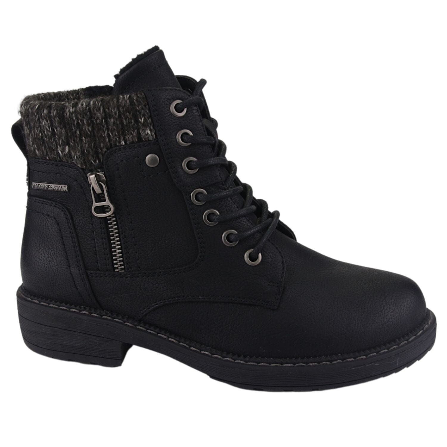 Botin Chalada Mujer Army-50 Negro Casual Botines Chalada 