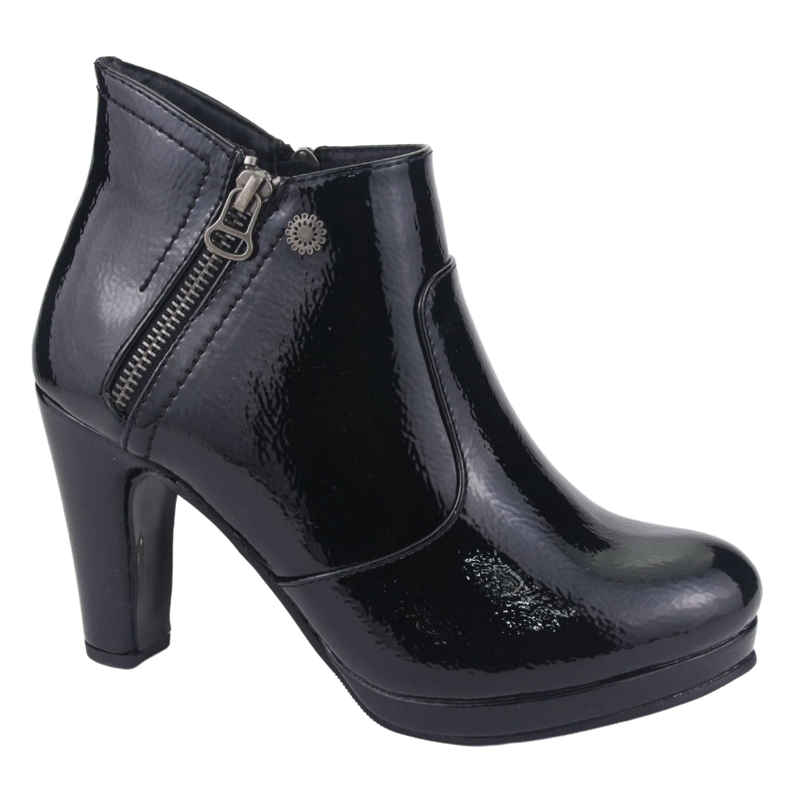 Botin Chalada Mujer Bambina-13 Negro Casual Botines Chalada 