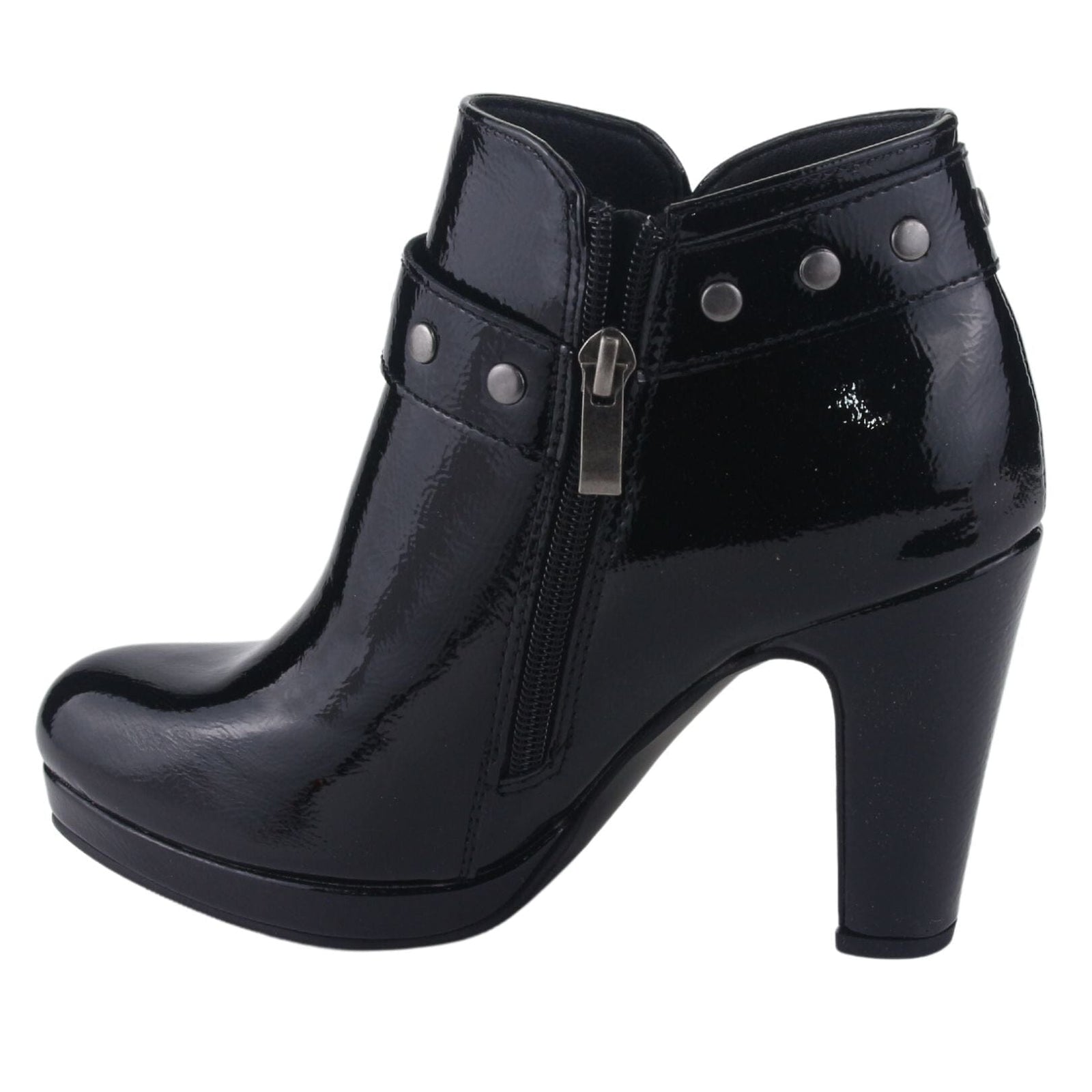 Botin Chalada Mujer Bambina-20 Negro Casual Botines Taco Chalada 