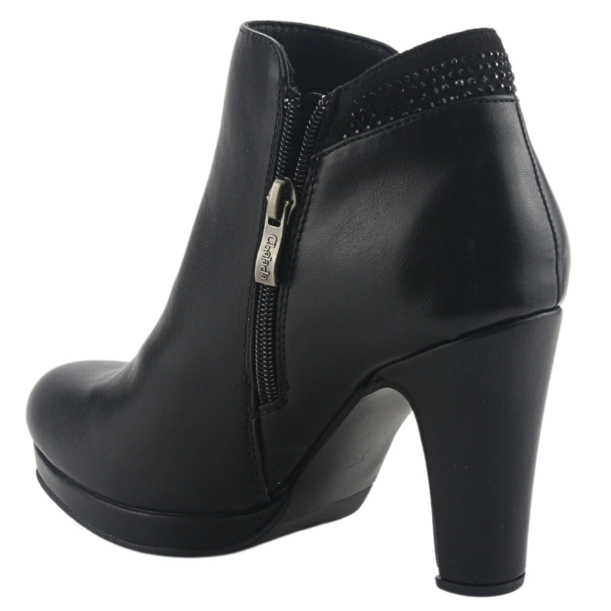 Botin Chalada Mujer Bambina-21 Negro Casual Tacones Altos Chalada 