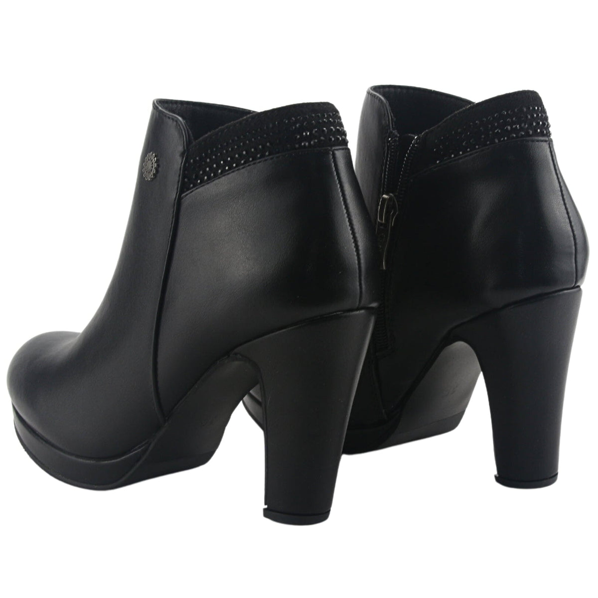 Botin Chalada Mujer Bambina-21 Negro Casual Tacones Altos Chalada 