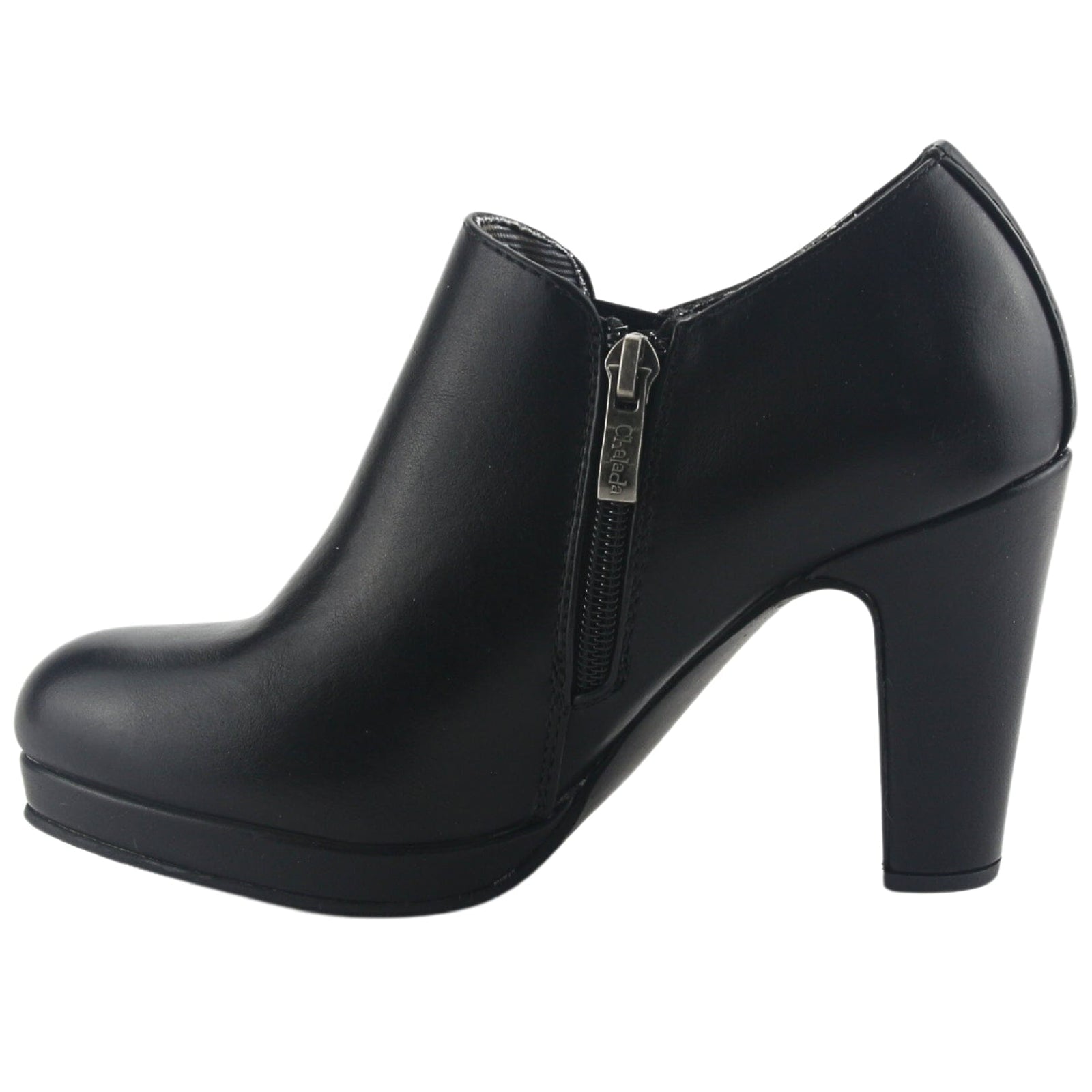 Botin Chalada Mujer Bambina-23 Negro Casual Botines Taco Chalada 