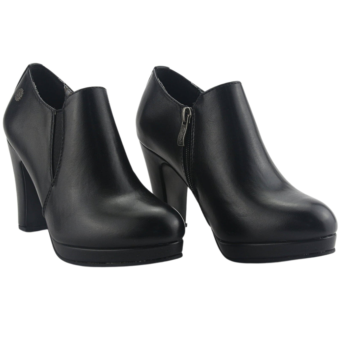 Botin Chalada Mujer Bambina-23 Negro Casual Botines Taco Chalada 