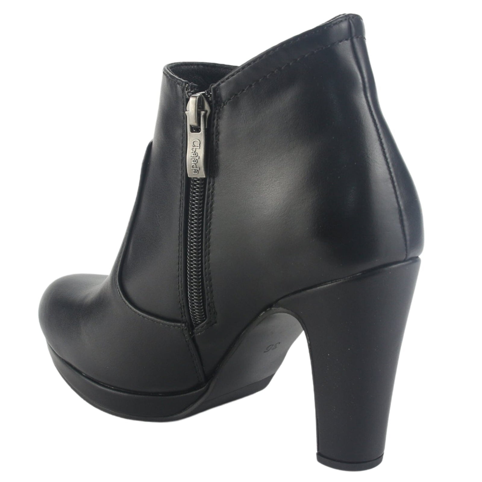 Botin Chalada Mujer Bambina-3 Negro Casual Tacones Altos Chalada 