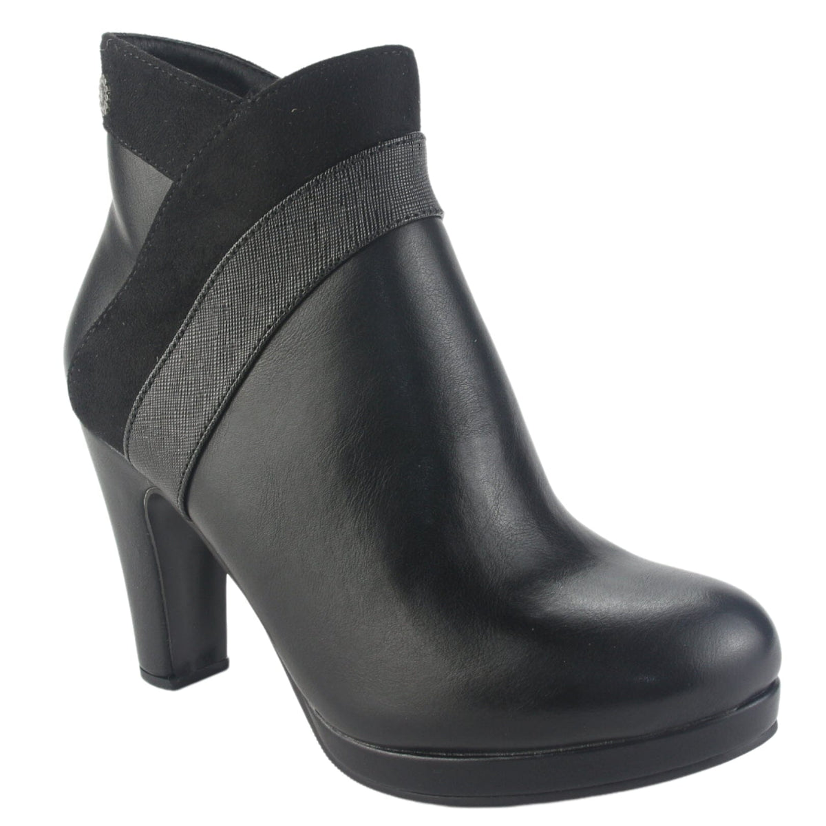Botin Chalada Mujer Bambina-5 Negro Moda Botines Chalada 
