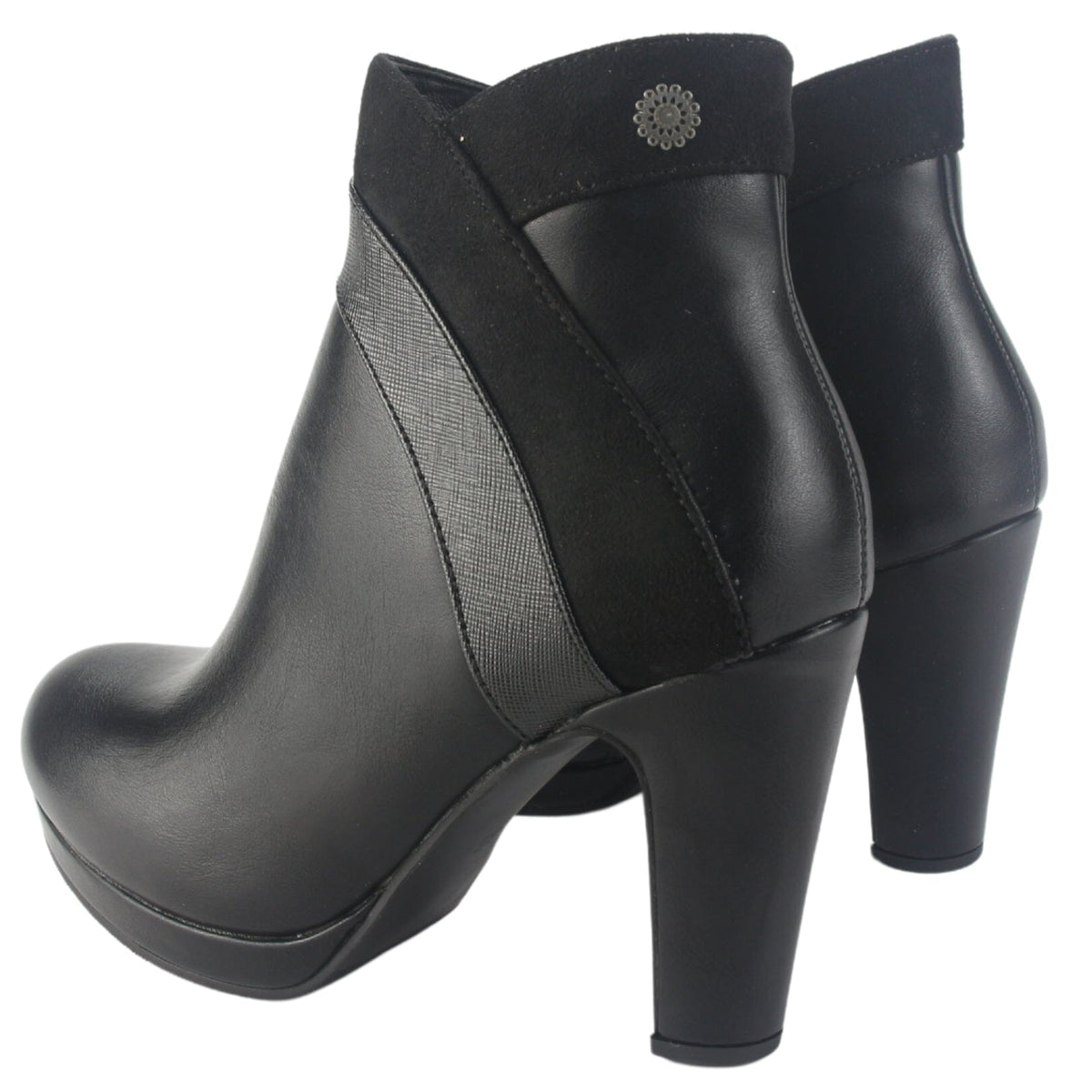 Botin Chalada Mujer Bambina-5 Negro Moda Botines Chalada 