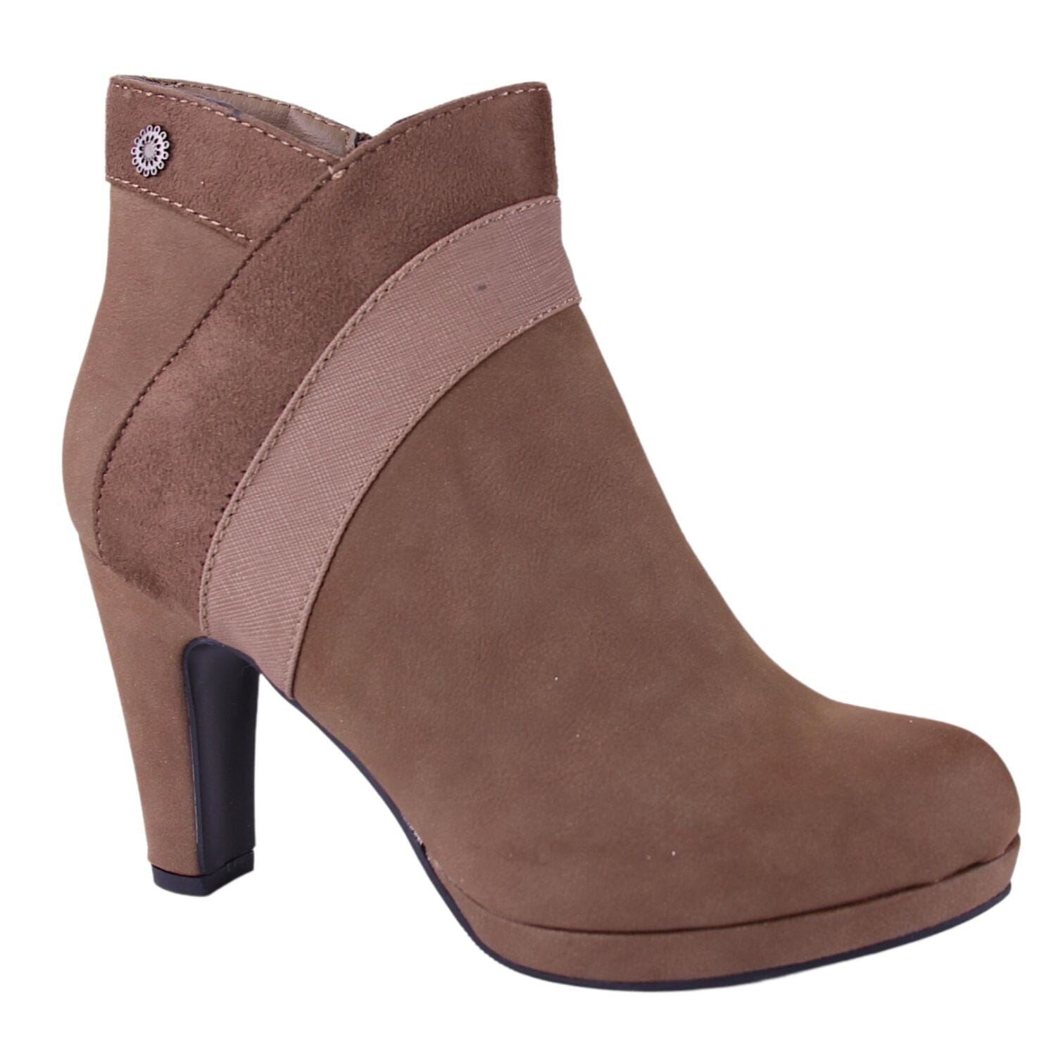 Botin Chalada Mujer Bambina-5 Taupe Moda Botines Chalada 