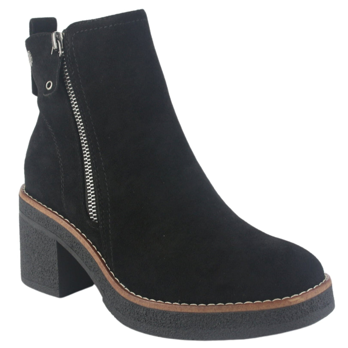 Botin Chalada Mujer Bricca-2 Negro Casual Botines Taco Chalada 
