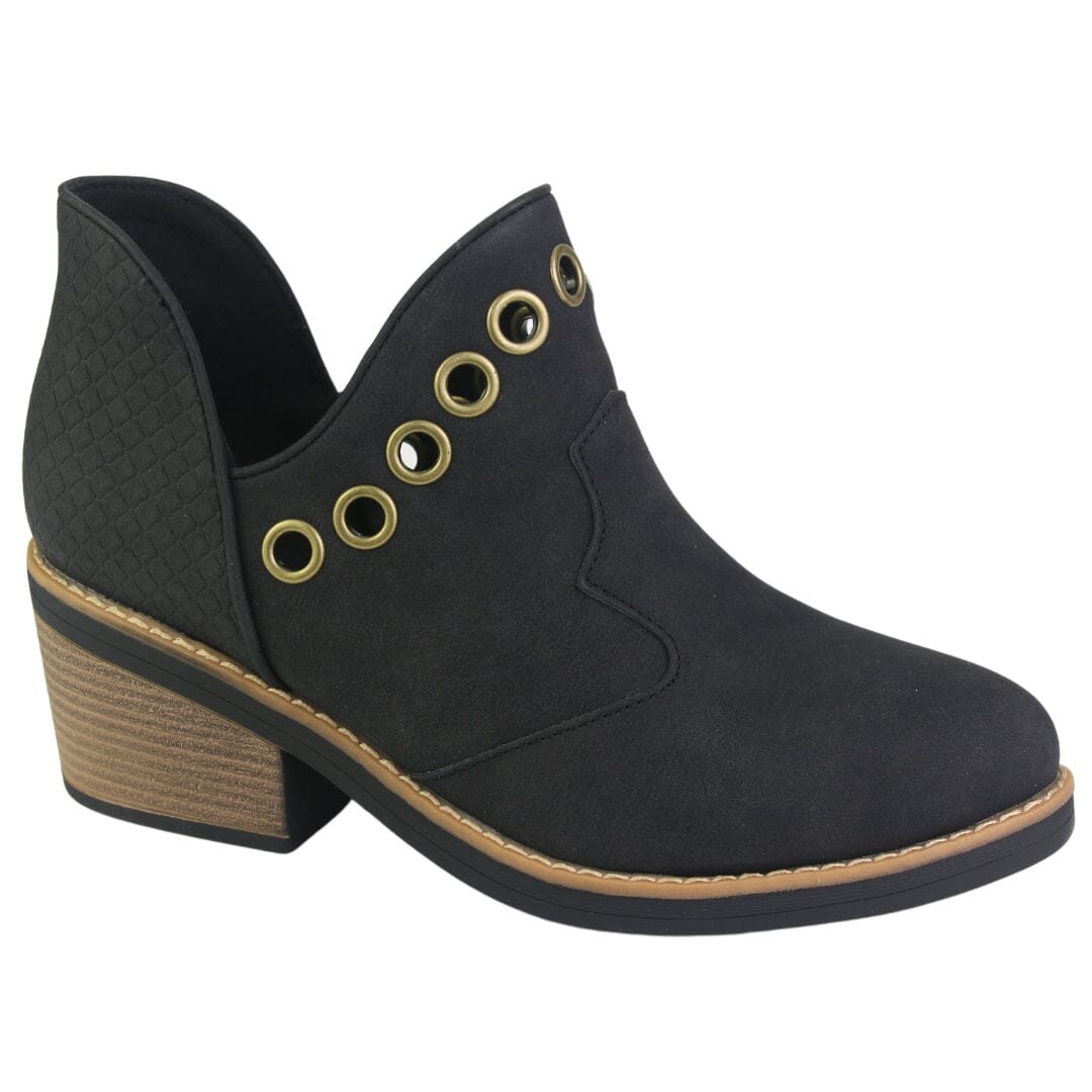 Botin Chalada Mujer Camp-15 Negro Casual Botines Taco Chalada 
