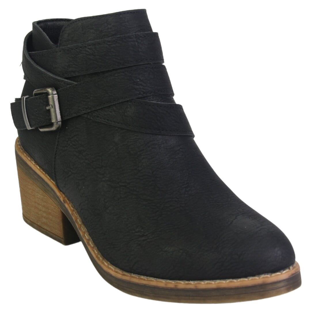 Botin Chalada Mujer Camp-37 Negro Casual Botines Taco Chalada 