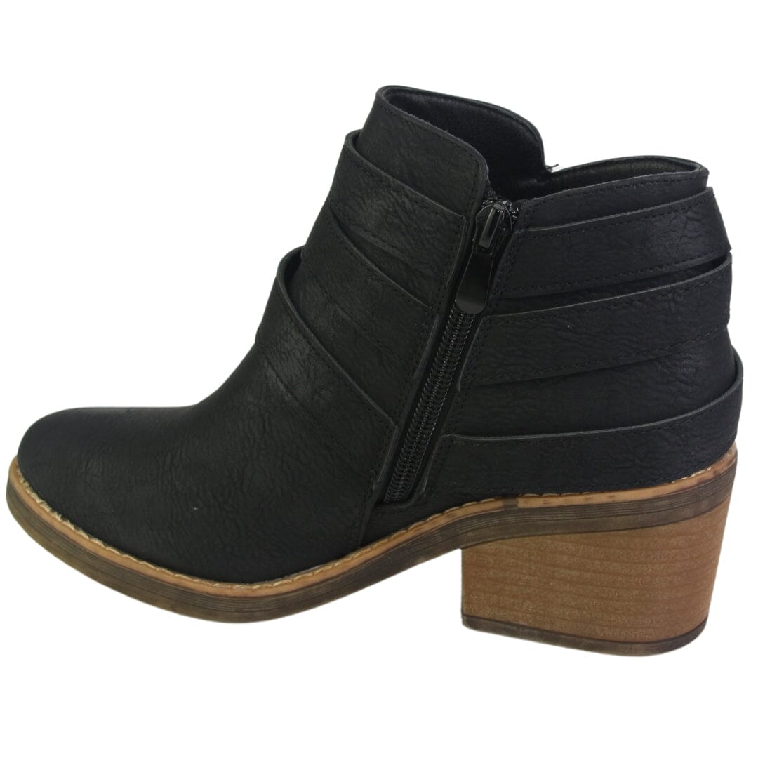 Botin Chalada Mujer Camp-37 Negro Casual Botines Taco Chalada 