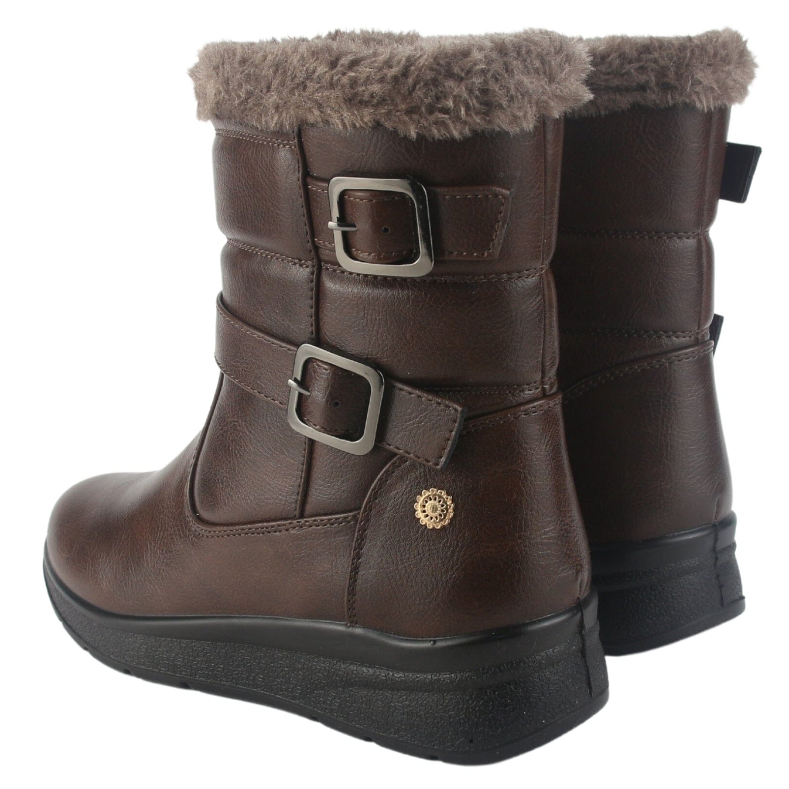 Botin Chalada Mujer Canet-1 Café Casual Botines Taco Chalada 