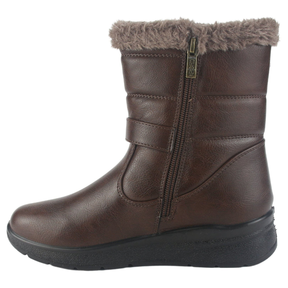 Botin Chalada Mujer Canet-1 Café Casual Botines Taco Chalada 
