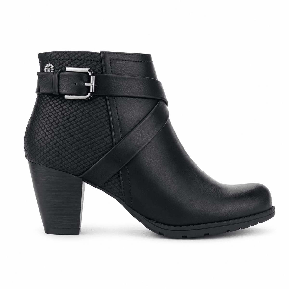 Botin Chalada Mujer Ceta-17 Negro Casual Botines Taco Chalada 