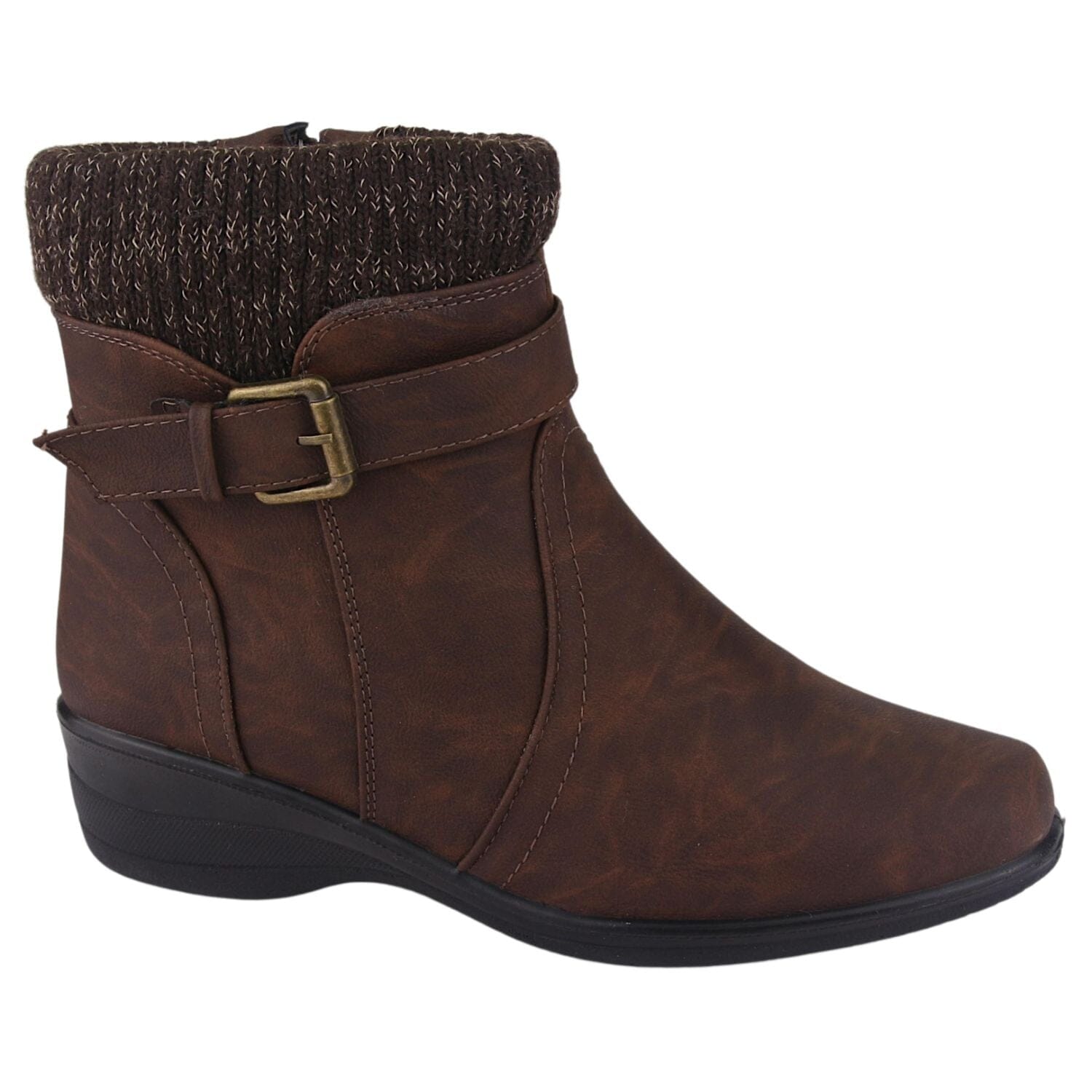 Botin Chalada Mujer Confort-4 Café Casual Botines Chalada 