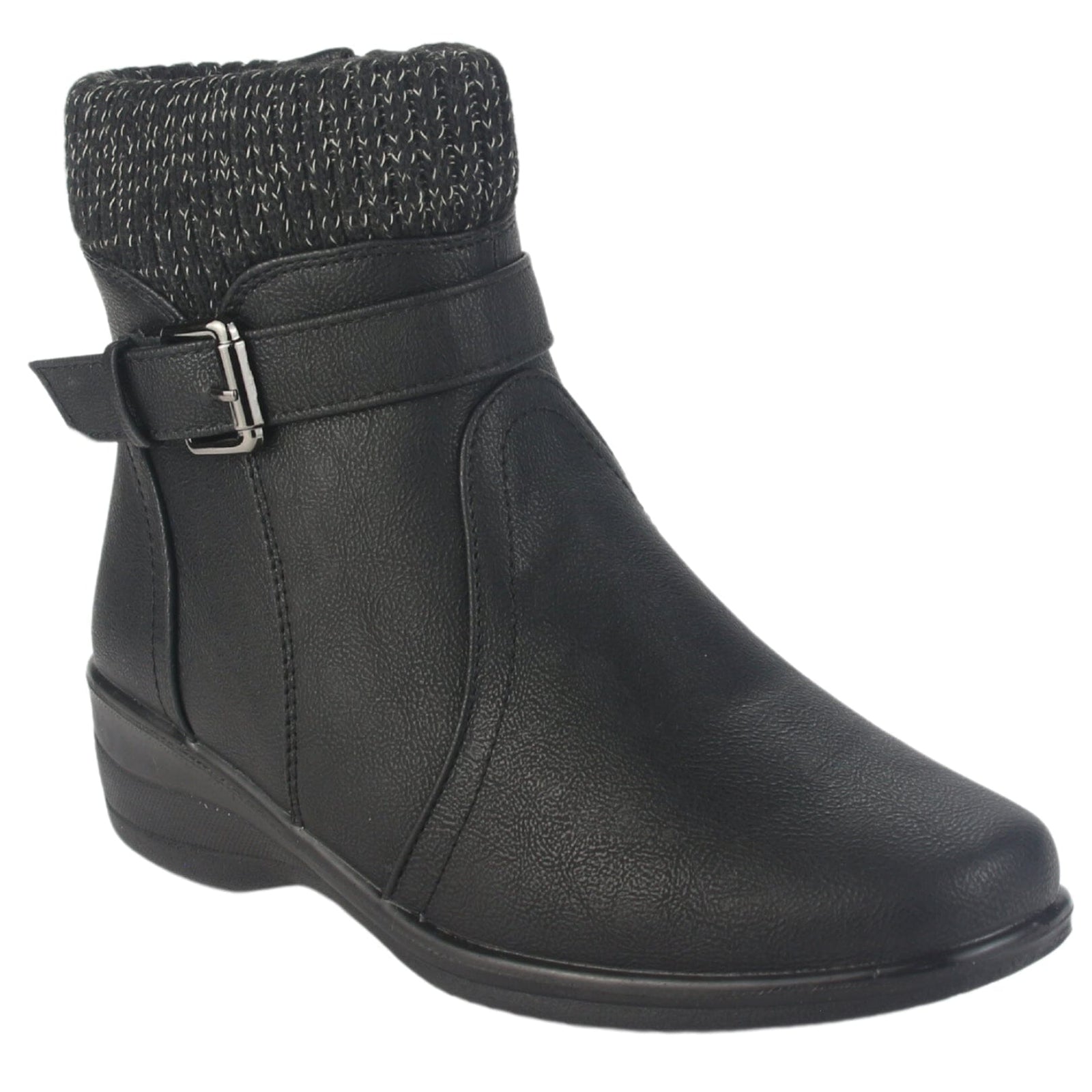 Botin Chalada Mujer Confort-4 Negro Casual Botines Chalada 