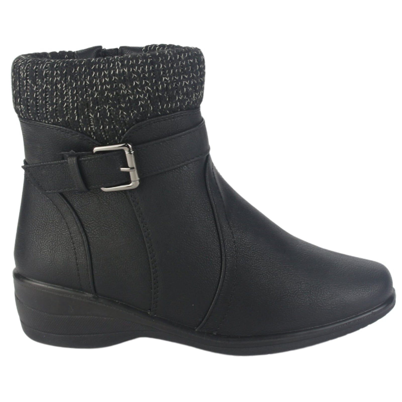 Botin Chalada Mujer Confort-4 Negro Casual Botines Chalada 