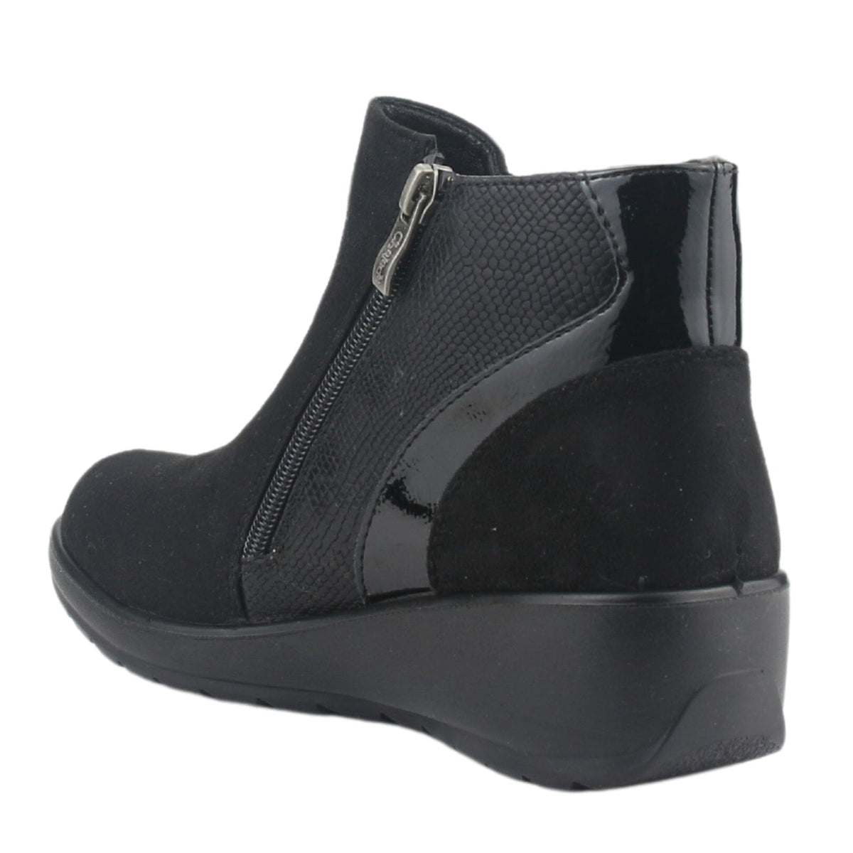 Botin Chalada Mujer Confort-5 Negro Casual Botines Taco Chalada 