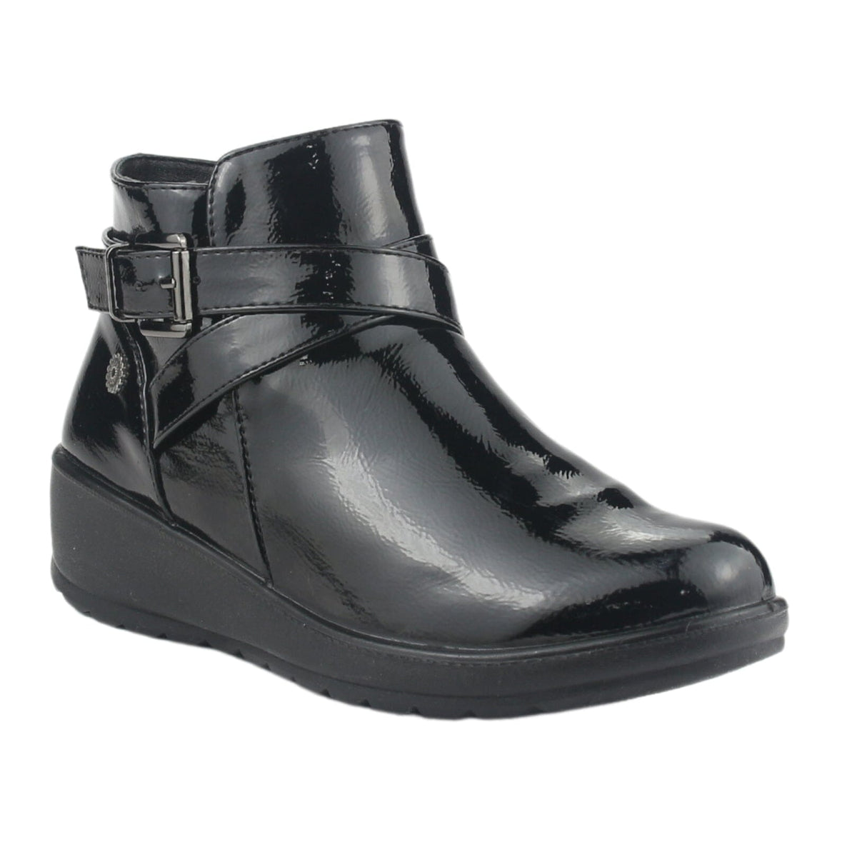 Botin Chalada Mujer Confort-6 Negro Casual Botines Taco Chalada 