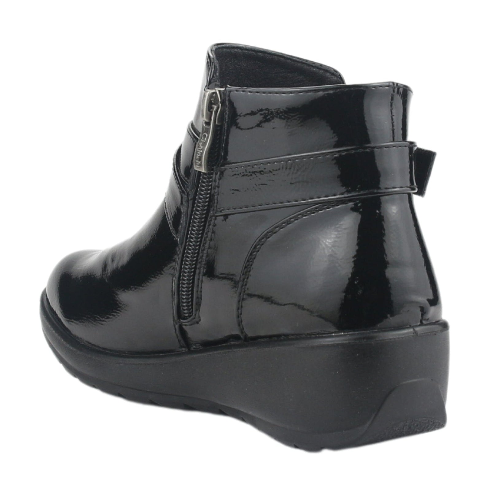Botin Chalada Mujer Confort-6 Negro Casual Botines Taco Chalada 