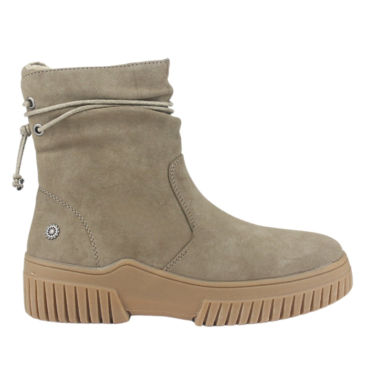 Botin Chalada Mujer Corso-2 Oliva Casual Botines Plataforma Chalada 