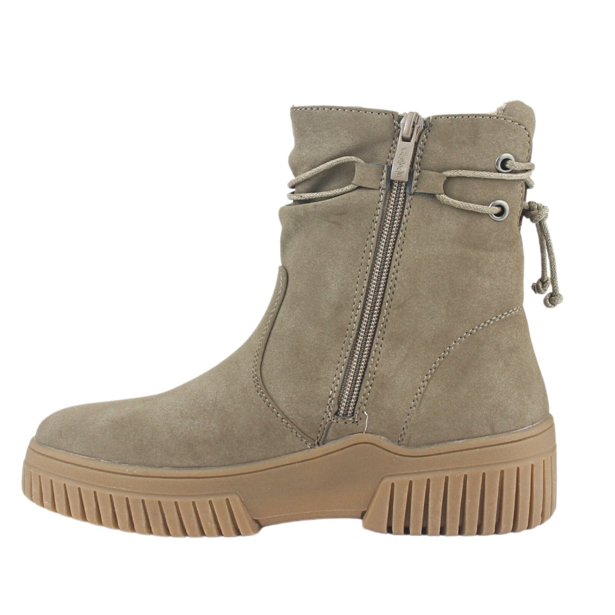 Botin Chalada Mujer Corso-2 Oliva Casual Botines Plataforma Chalada 