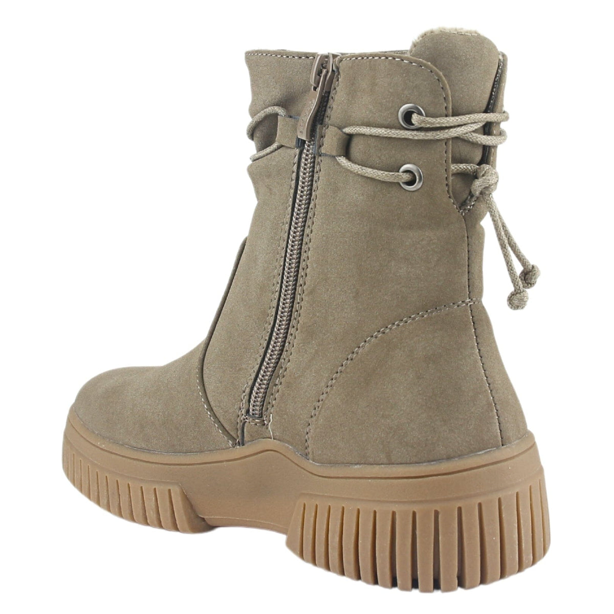 Botin Chalada Mujer Corso-2 Oliva Casual Botines Plataforma Chalada 