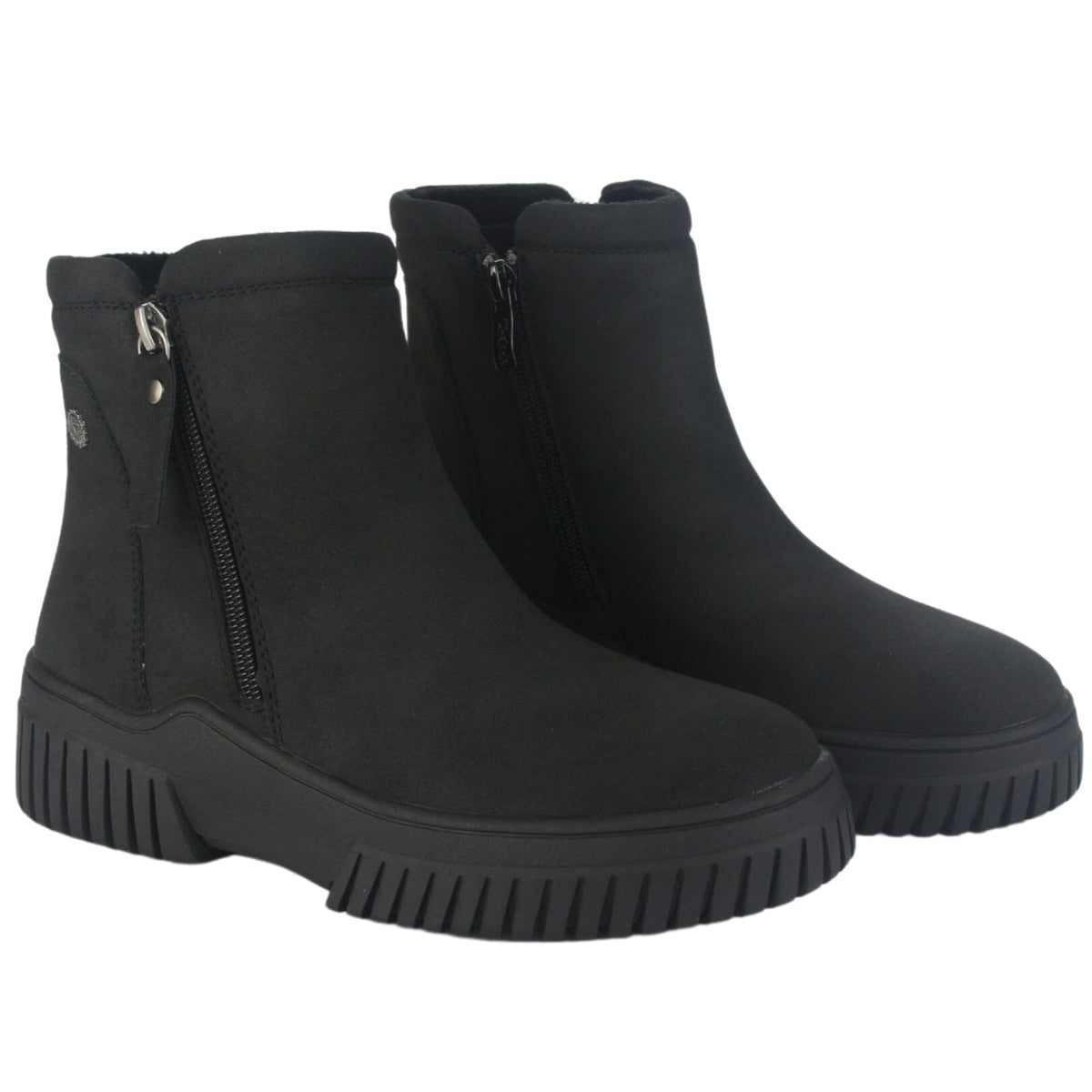 Botin Chalada Mujer Corso-4 Negro Casual Botines Taco Chalada 