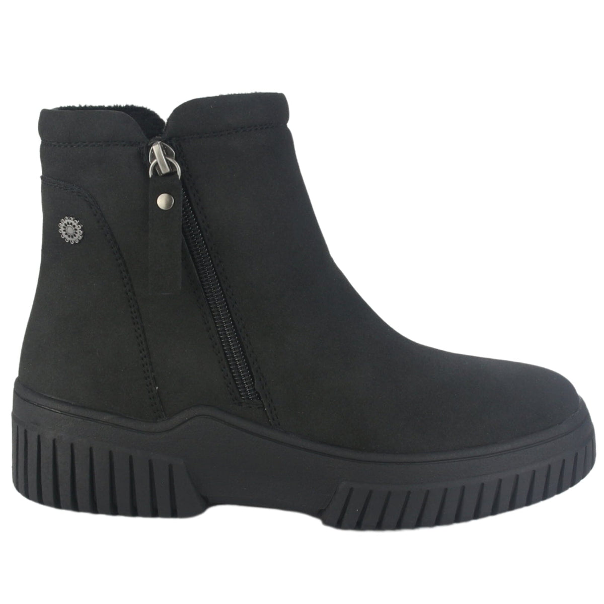 Botin Chalada Mujer Corso-4 Negro Casual Botines Taco Chalada 