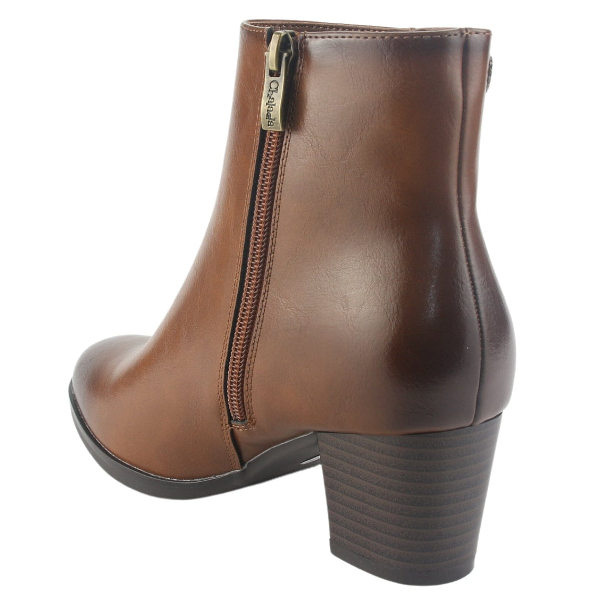 Botin Chalada Mujer Costa-3 Tostado Casual Botines Taco Chalada 