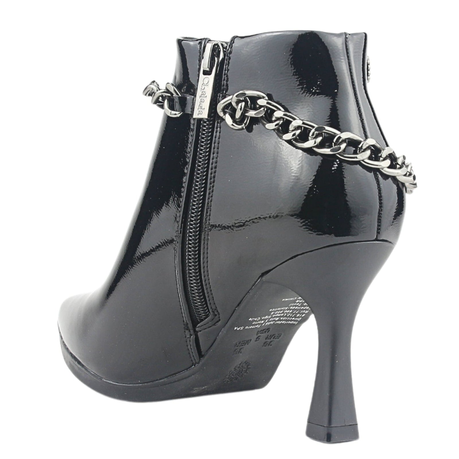Botin Chalada Mujer Cyril-6 Negro Casual Botines Taco Chalada 