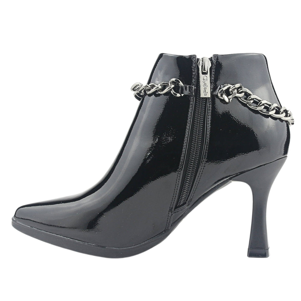 Botin Chalada Mujer Cyril-6 Negro Casual Botines Taco Chalada 