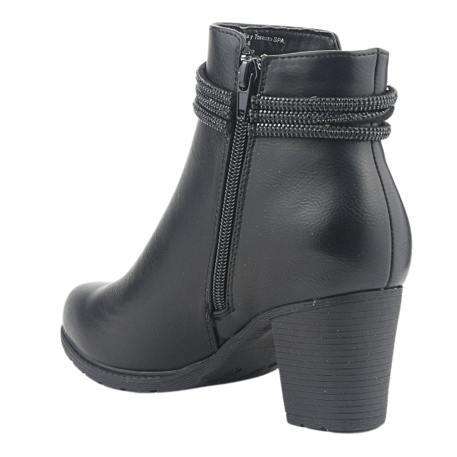 Botin Chalada Mujer Daya-8 N Negro Casual Botines Taco Chalada 