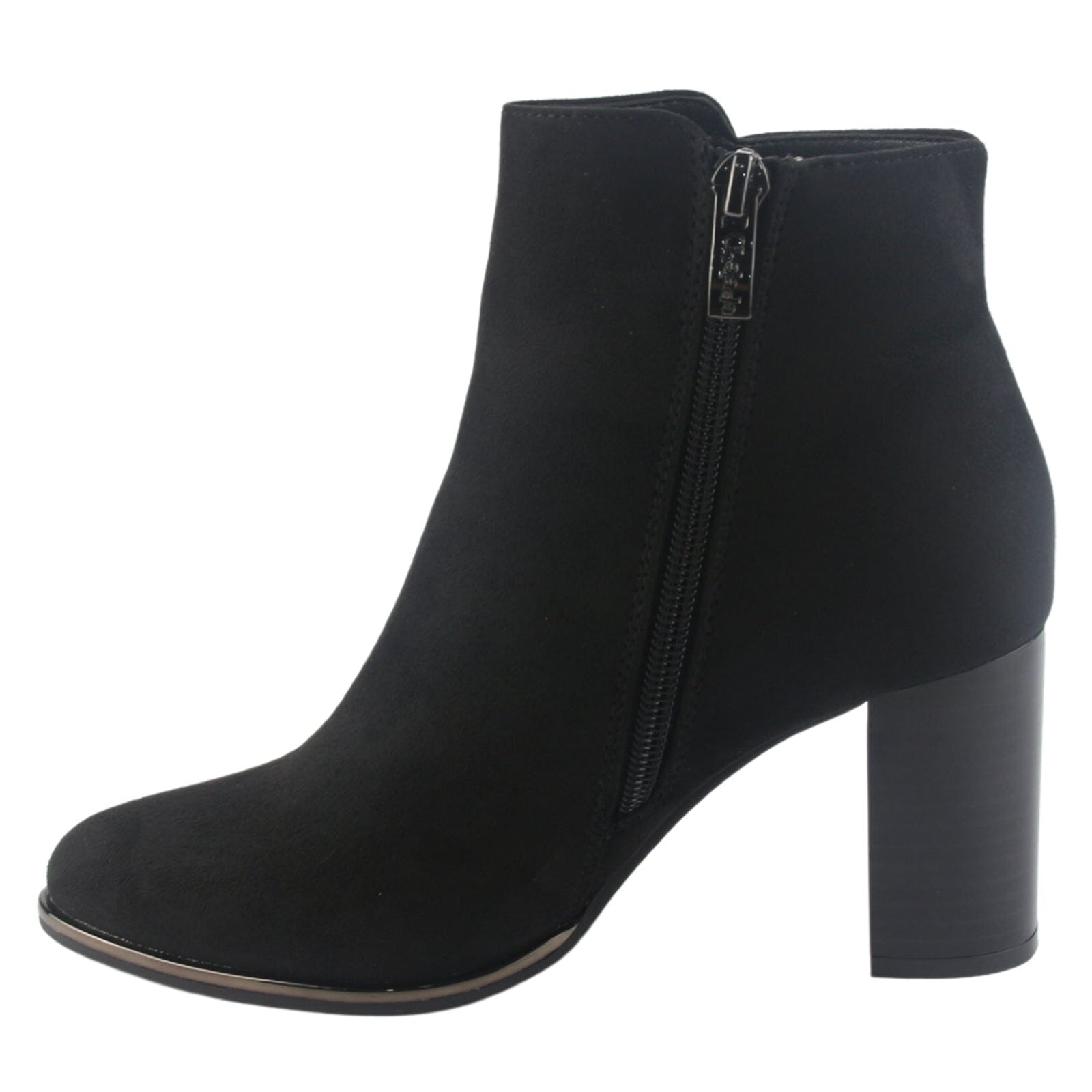 Botin Chalada Mujer Deila-1 Negro Casual Botines Taco Chalada 