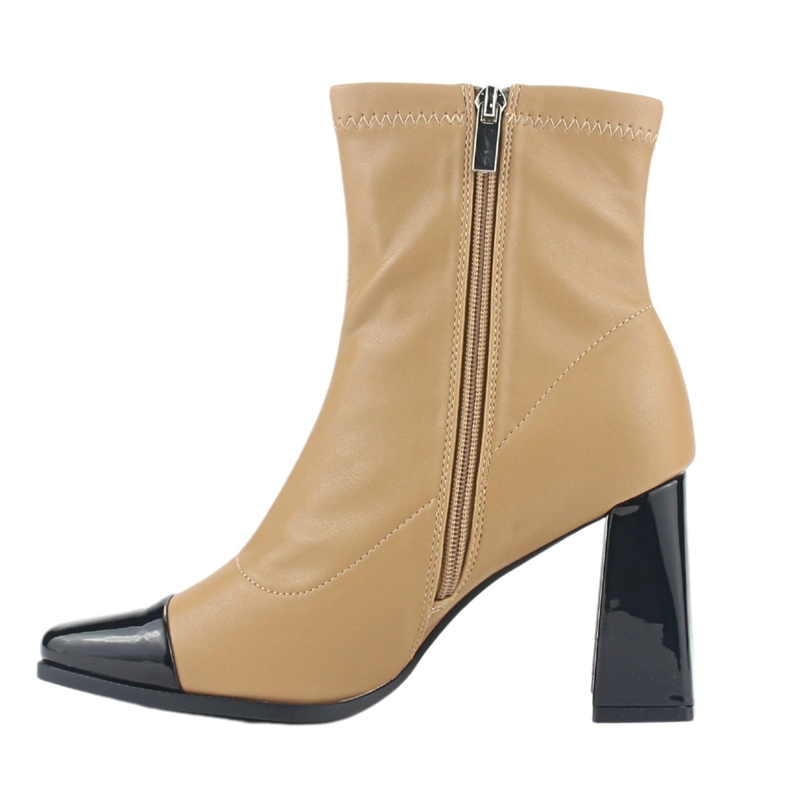 Botin Chalada Mujer Ducco-2 Beige Casual Botines Taco Chalada 