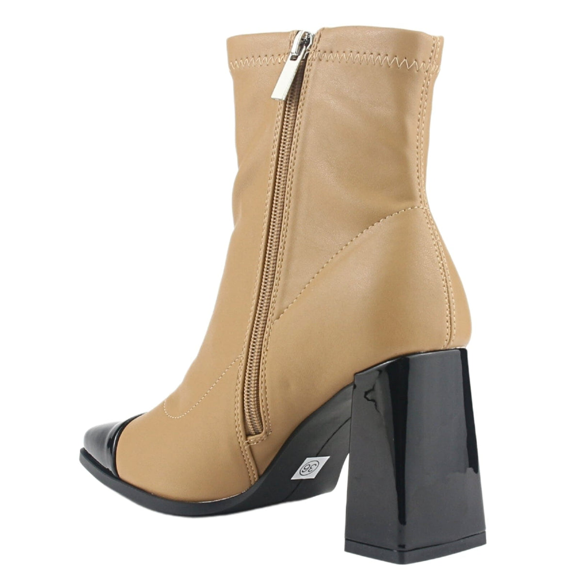 Botin Chalada Mujer Ducco-2 Beige Casual Botines Taco Chalada 