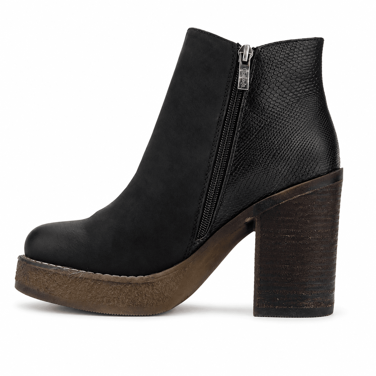Botin Chalada Mujer Ella-1 Negro Moda Botines Chalada 
