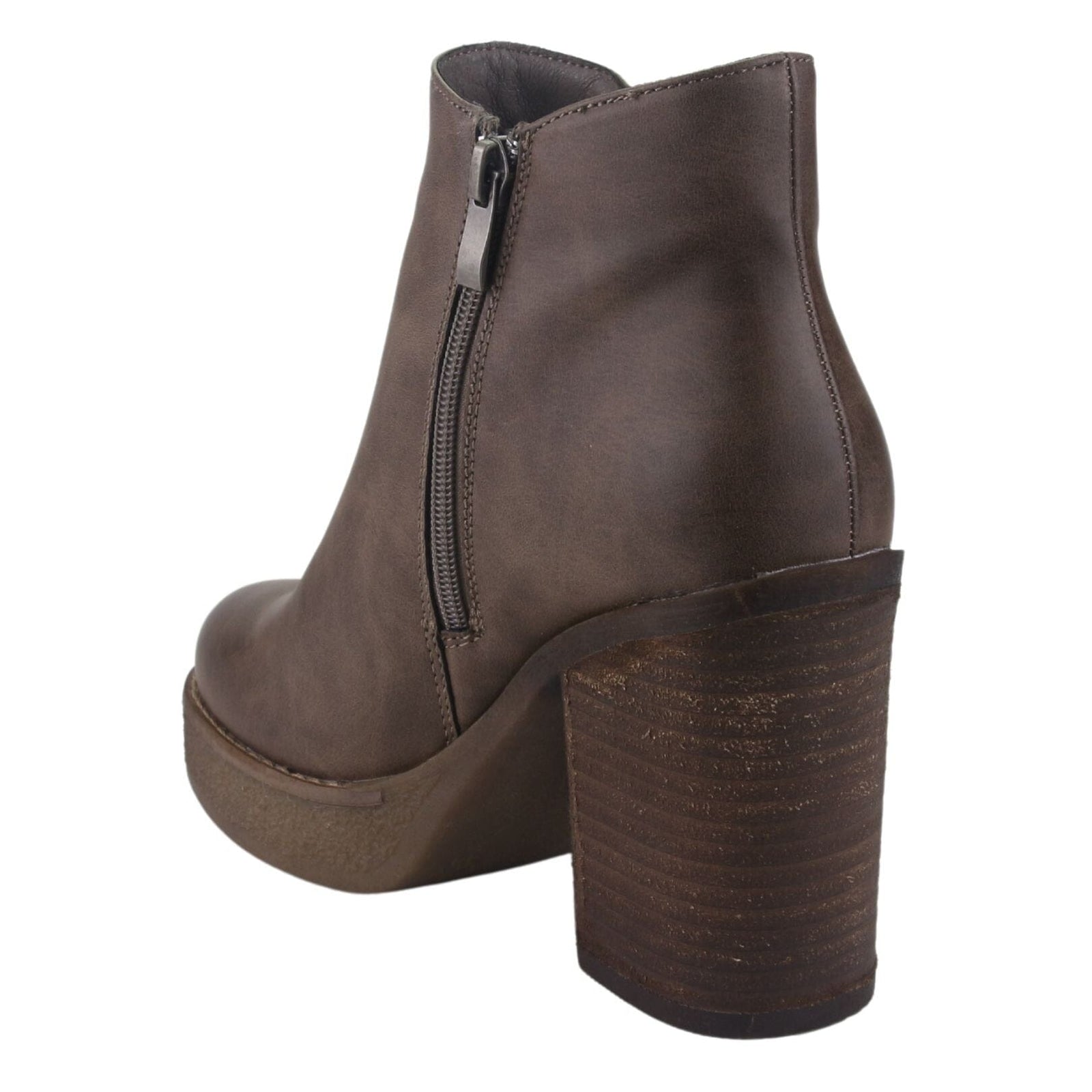Botin Chalada Mujer Ella-12 Taupe Casual Botines Taco Chalada 