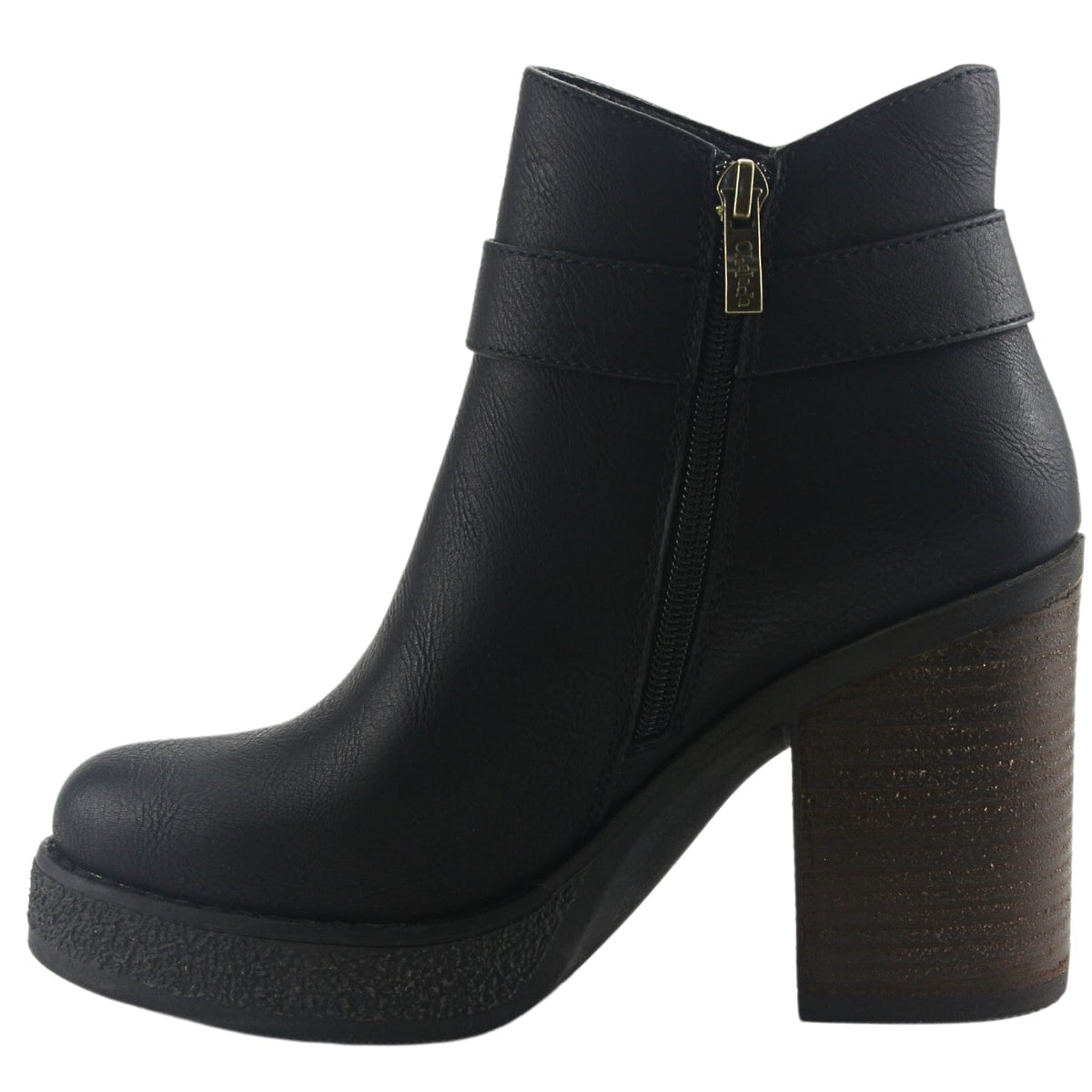 Botin Chalada Mujer Ella-15 Negro Casual Botines Taco Chalada 
