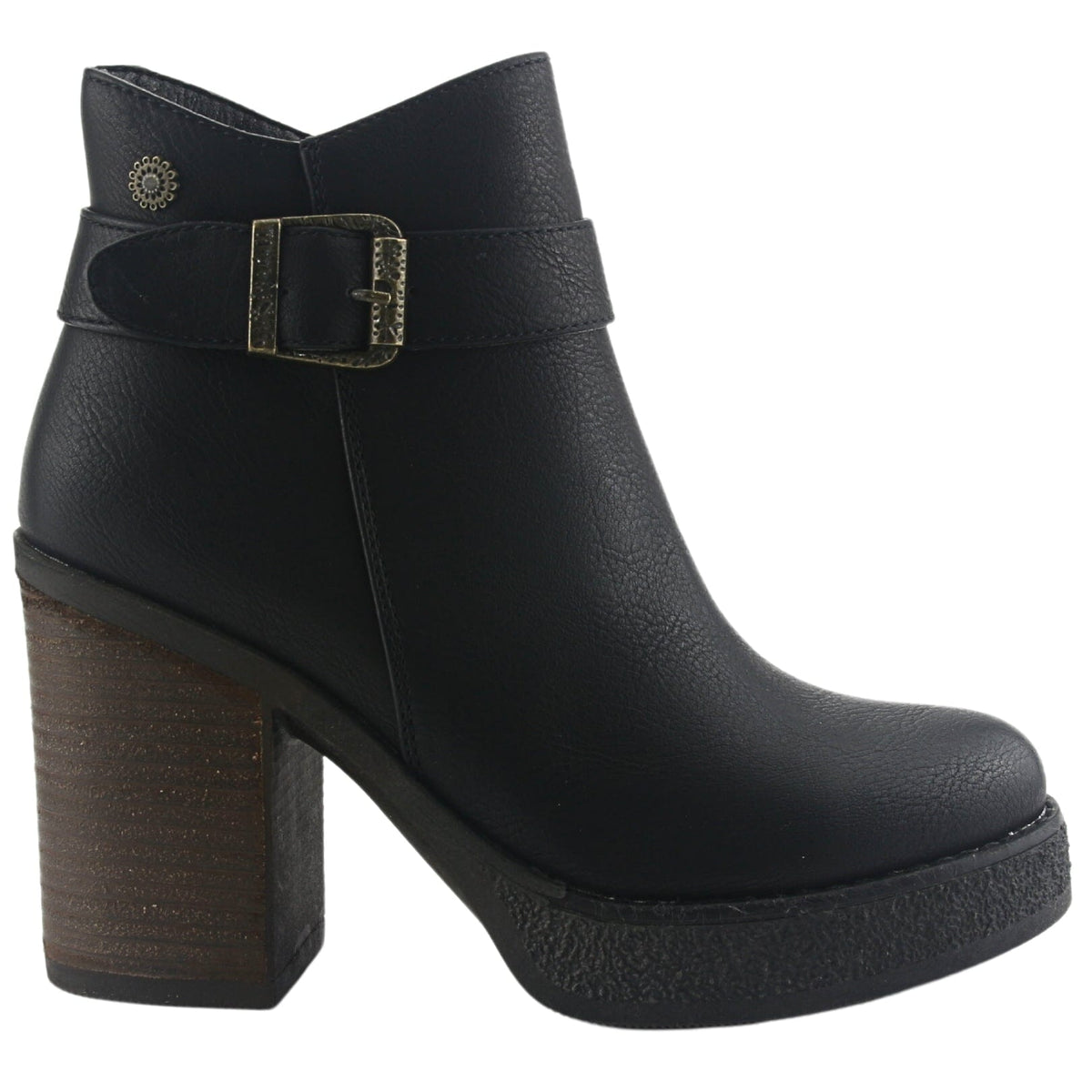 Botin Chalada Mujer Ella-15 Negro Casual Botines Taco Chalada 