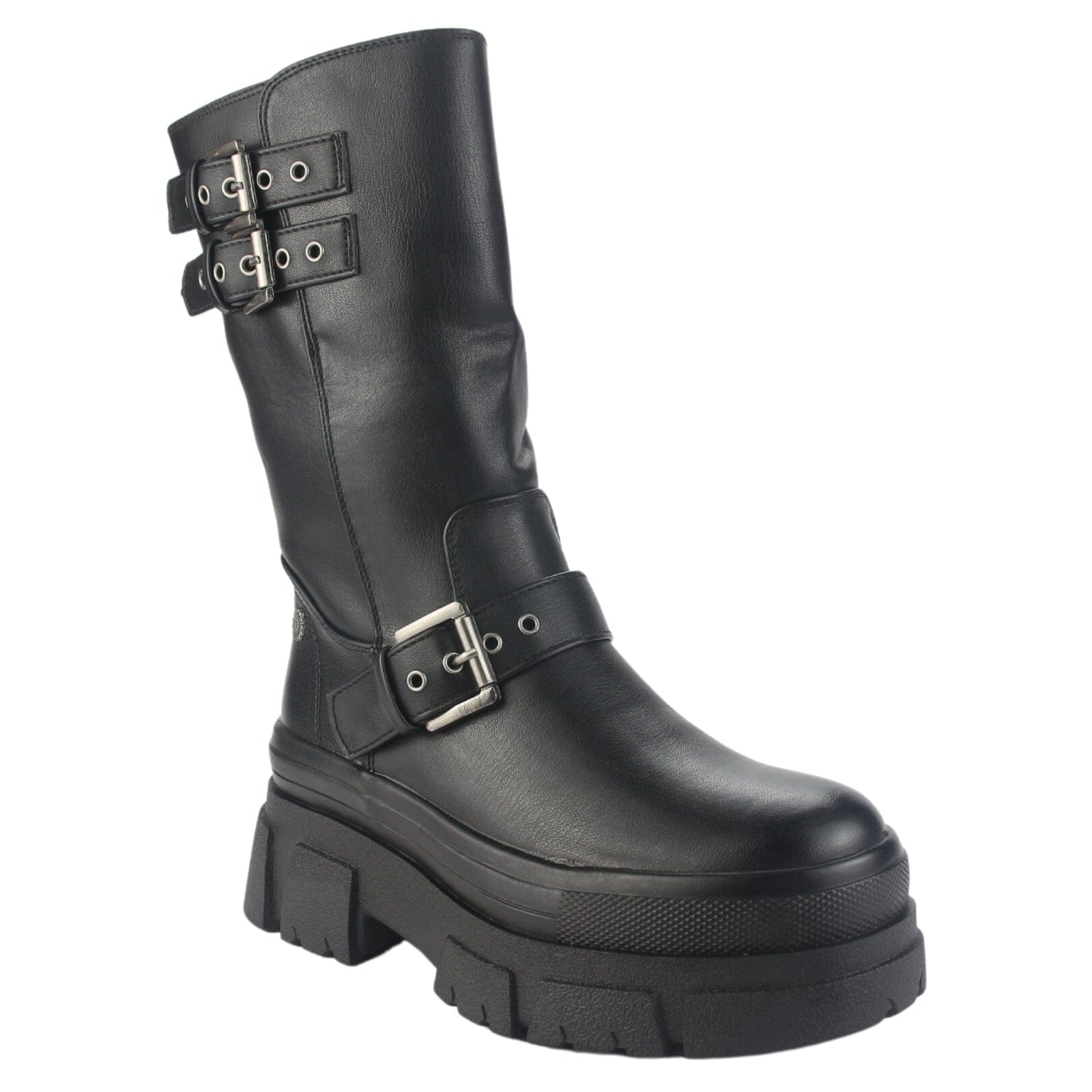 Botin Chalada Mujer Fley-1 Negro Casual Botines Plataforma Chalada 